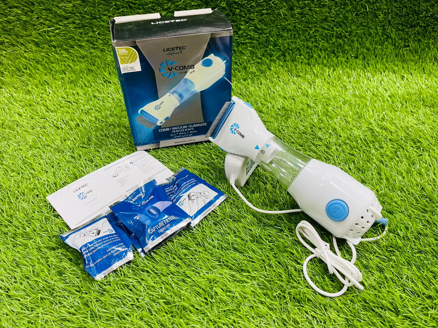 LiceVac Pro™ – Electric Lice Removal Kit with 4 Filters